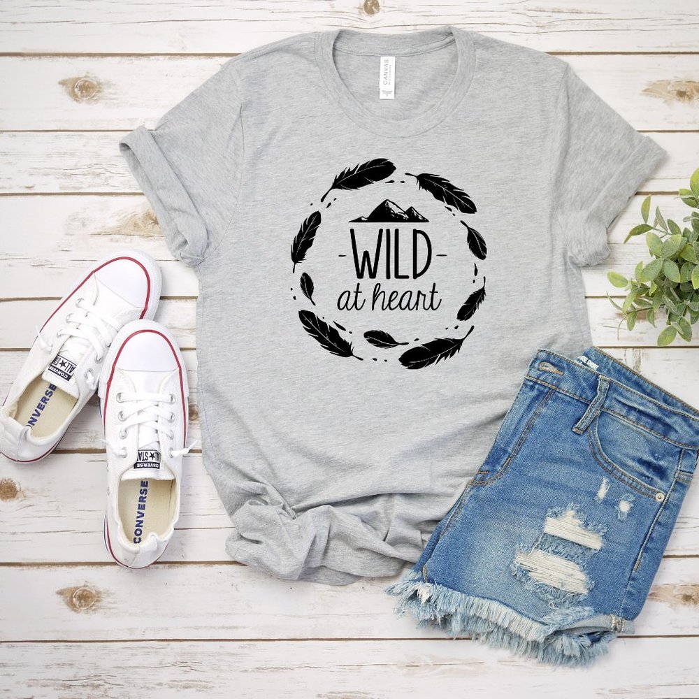 Wild BoHo graphic design tee shirt